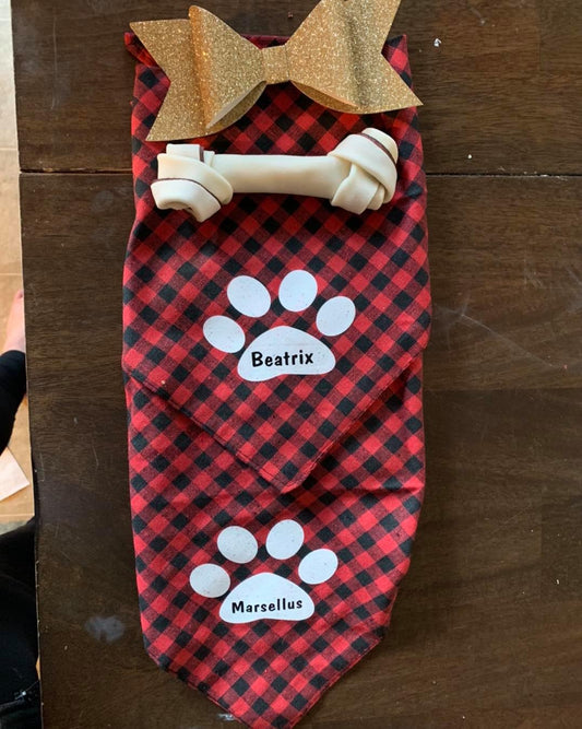 Christmas Dog and Cat Bandana